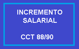 INCREMENTO SALARIAL PARA EL PERSONAL COMPRENDIDO EN EL CCT 88/90