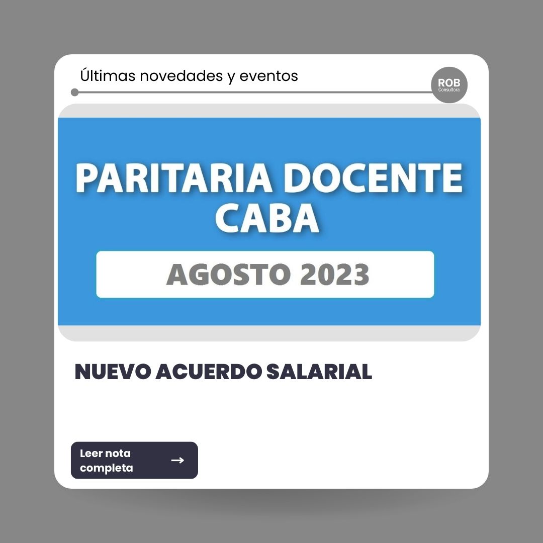 Paritaria docente CABA