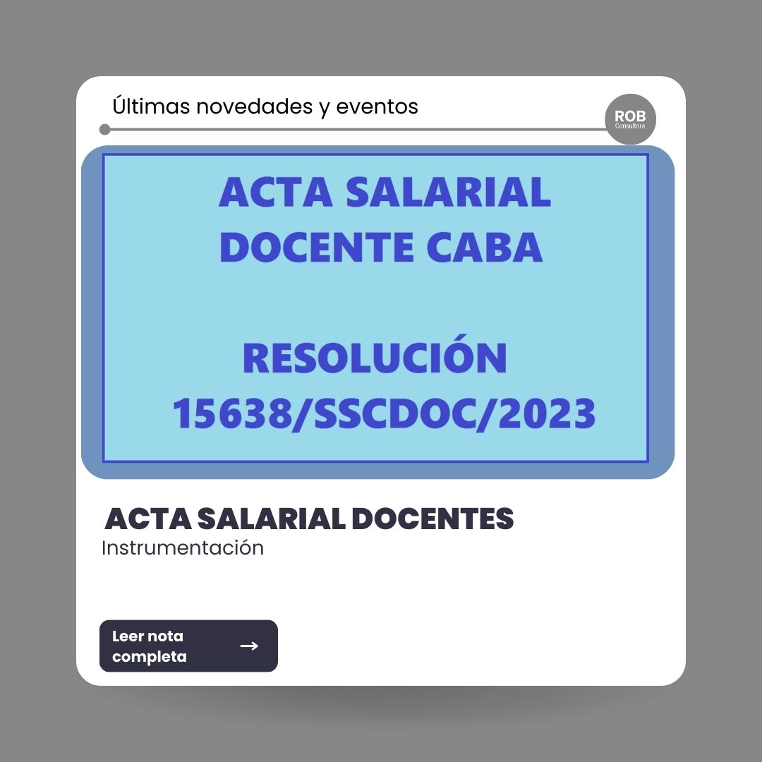 Acta salarial docente