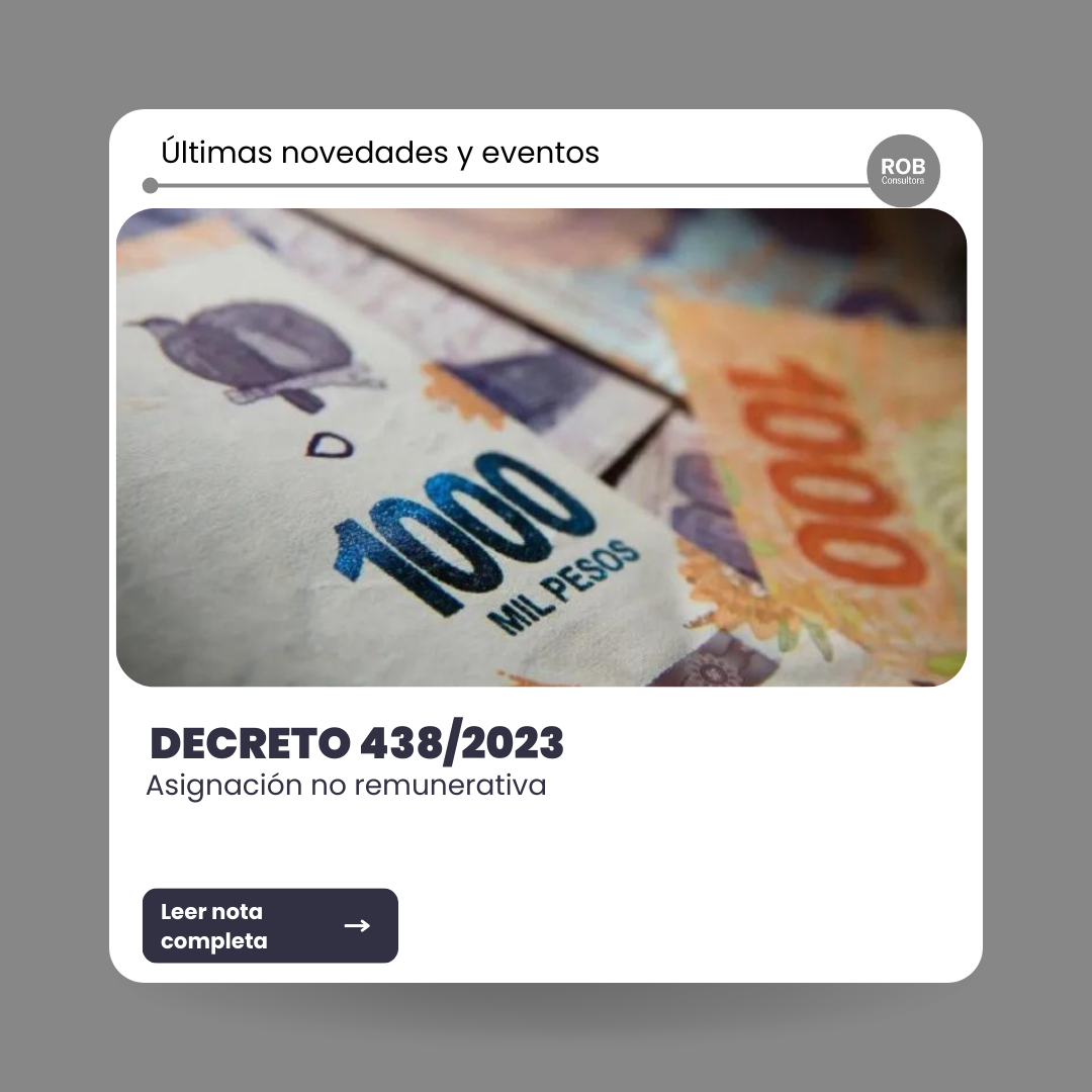 Bono Decreto 438/2023