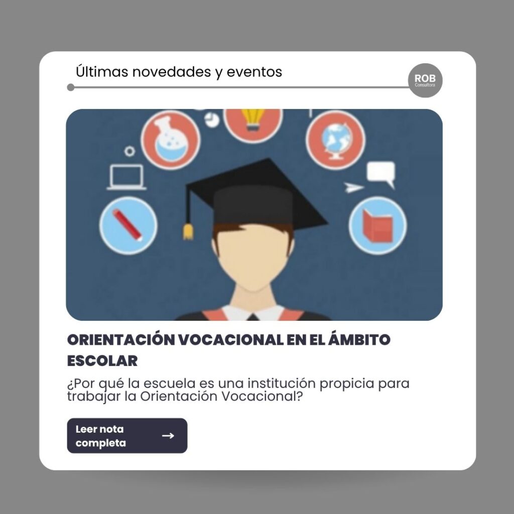 LA IMPORTANCIA DE LA ORIENTACIÓN VOCACIONAL EN EL ÁMBITO ESCOLAR - ROB ...